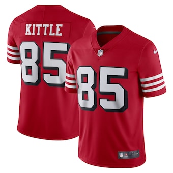 mens nike george kittle red san francisco 49ers alternate va